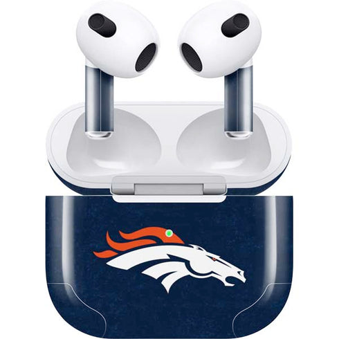 NFL Denver Broncos - Distressed Apple AirPods (3rd Gen 2021) Skin