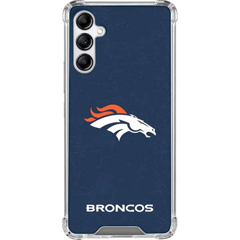 NFL Denver Broncos - Distressed Gabb Phone 4 Clear Case