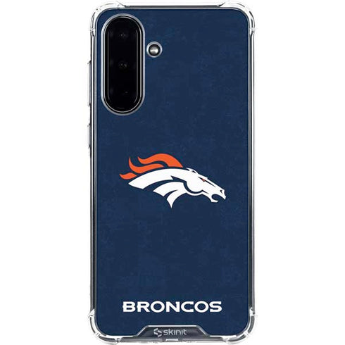 NFL Denver Broncos - Distressed Galaxy A36 5G Clear Case