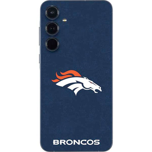 NFL Denver Broncos - Distressed Galaxy A55 5G Skin
