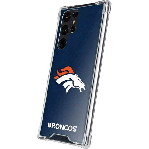 NFL Denver Broncos - Distressed Galaxy S23 Ultra Clear Case