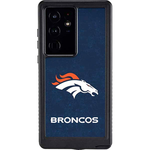 NFL Denver Broncos - Distressed Galaxy S24 Ultra Waterproof Case