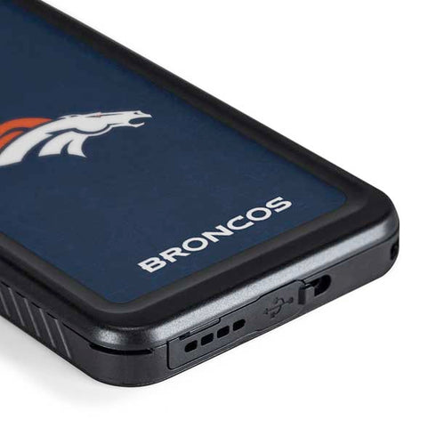NFL Denver Broncos - Distressed Galaxy S24 Waterproof Case
