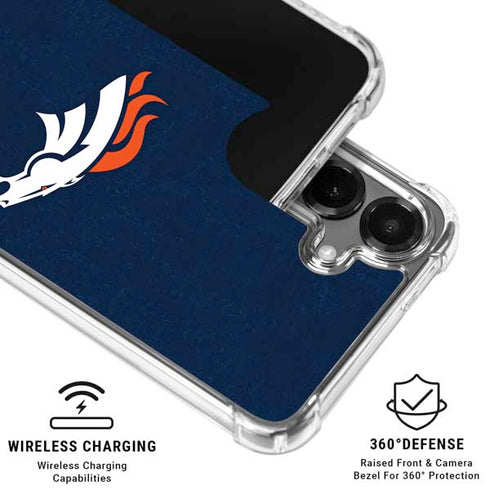 NFL Denver Broncos - Distressed Galaxy S26 Clear Case