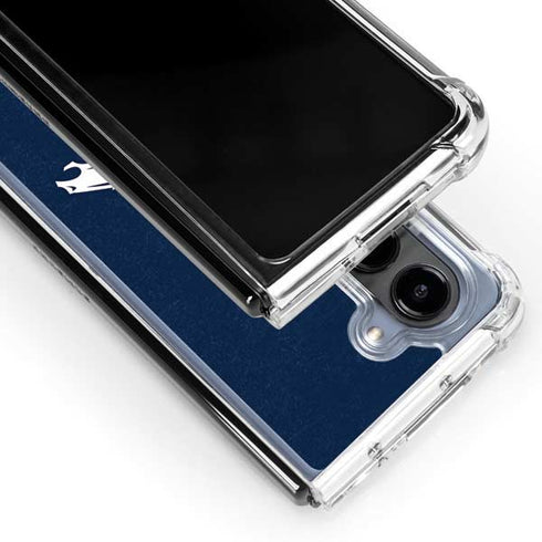 NFL Denver Broncos - Distressed Galaxy Z Fold5 5G Clear Case