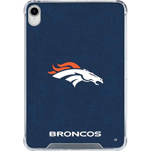 NFL Denver Broncos - Distressed iPad 11th Gen (2025) Clear Case