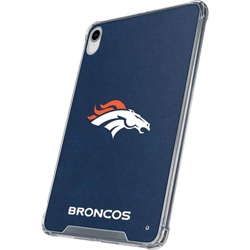 NFL Denver Broncos - Distressed iPad 11th Gen (2025) Clear Case