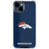 NFL Denver Broncos - Distressed iPhone 15 Clear Case