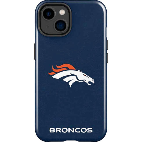NFL Denver Broncos - Distressed iPhone 15 Impact Case