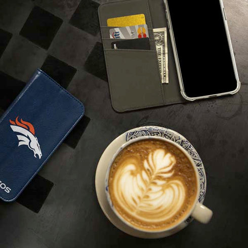 NFL Denver Broncos - Distressed iPhone 15 Pro Max Folio Case