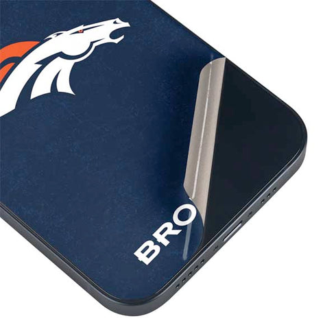 NFL Denver Broncos - Distressed iPhone 15 Skin