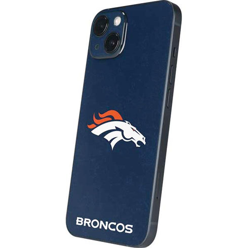 NFL Denver Broncos - Distressed iPhone 15 Skin
