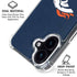 NFL Denver Broncos - Distressed iPhone 16 Plus Clear Case