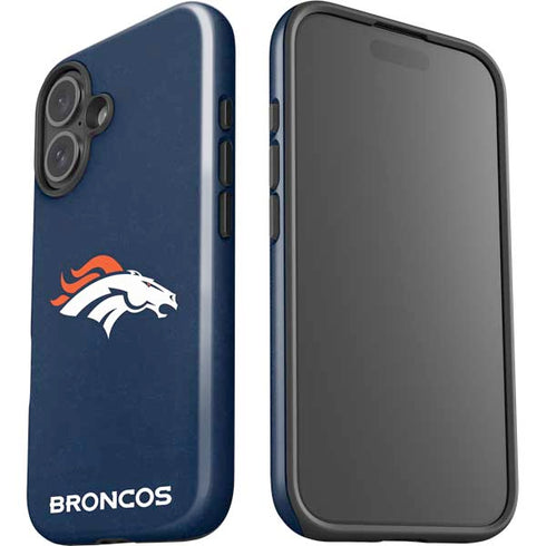 NFL Denver Broncos - Distressed iPhone 16 Plus Impact Case