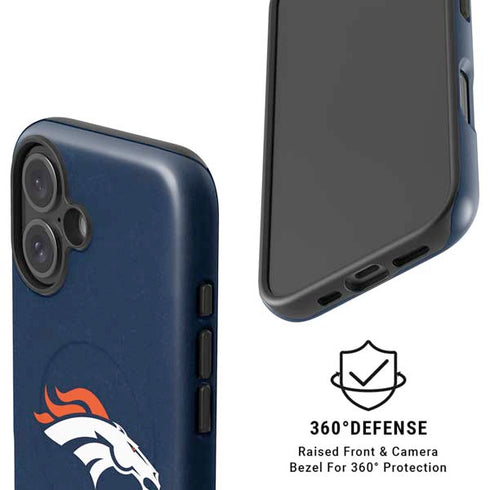 NFL Denver Broncos - Distressed iPhone 16 Plus Magsafe Impact Case