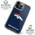NFL Denver Broncos - Distressed iPhone 16 Pro Max Clear Case