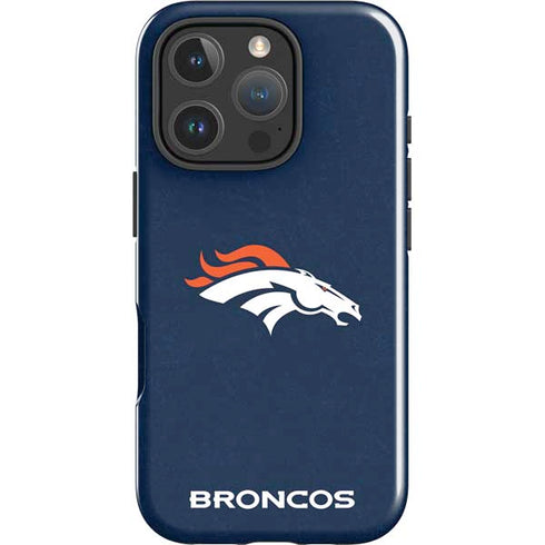 NFL Denver Broncos - Distressed iPhone 16 Pro Max Impact Case