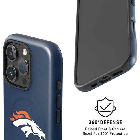 NFL Denver Broncos - Distressed iPhone 16 Pro Max Magsafe Impact Case