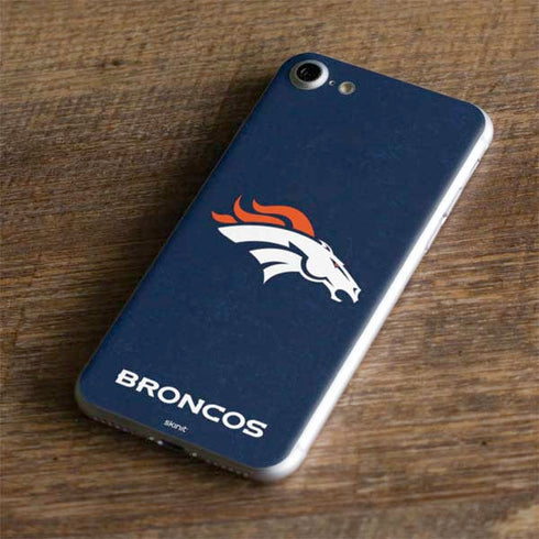 NFL Denver Broncos - Distressed iPhone 8 Skin