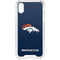 NFL Denver Broncos - Distressed iPhone XS Clear Case