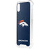 NFL Denver Broncos - Distressed iPhone XS Clear Case