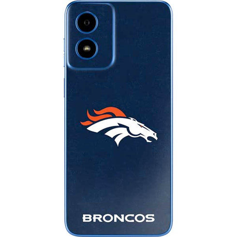 NFL Denver Broncos - Distressed Moto G Play 4G (2024) Skin
