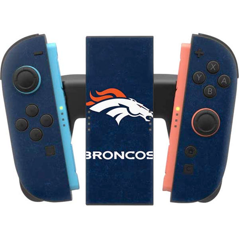 NFL Denver Broncos - Distressed Nintendo Switch 2 (2025) Joy-Con Controller Skin