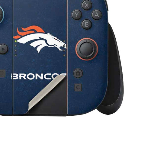 NFL Denver Broncos - Distressed Nintendo Switch 2 (2025) Joy-Con Controller Skin