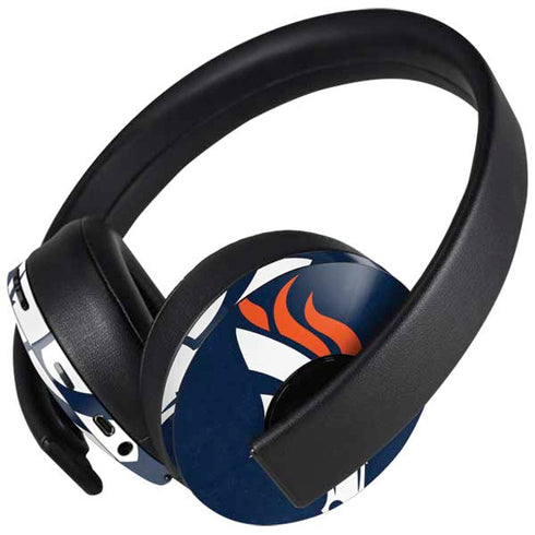 NFL Denver Broncos - Distressed PlayStation 4 Gold Wireless Headset Skin