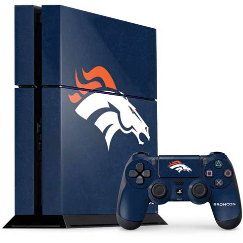 NFL Denver Broncos - Distressed PlayStation PS4 Skins