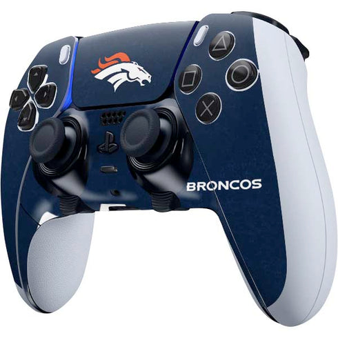 NFL Denver Broncos - Distressed PS5 DualSense Edge Pro Controller Skin