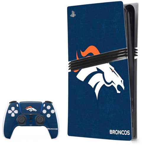 NFL Denver Broncos - Distressed PlayStation PS5 Skins