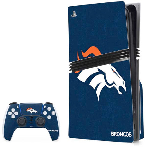 NFL Denver Broncos - Distressed PlayStation PS5 Skins