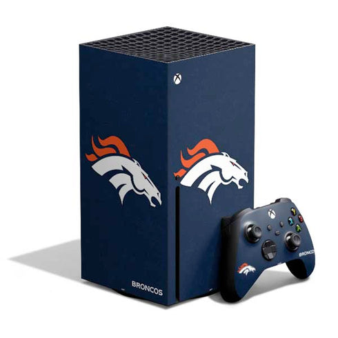 NFL Denver Broncos - Distressed Xbox Series X Skins