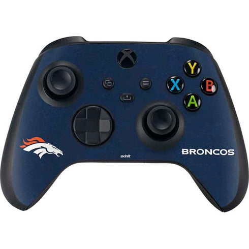 NFL Denver Broncos - Distressed XBox Series X Digital Edition Bundle Skin