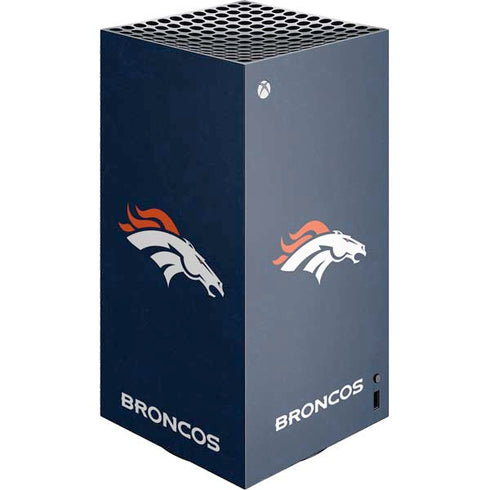 NFL Denver Broncos - Distressed XBox Series X Digital Edition Console Skin