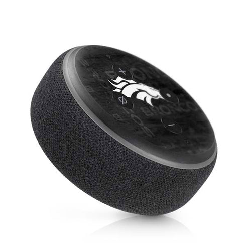 NFL Denver Broncos Black & White Amazon Echo Dot Skin