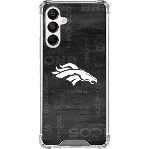 NFL Denver Broncos Black & White Galaxy A16 5G Clear Case