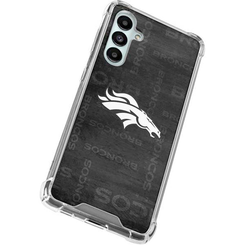 NFL Denver Broncos Black & White Galaxy A16 5G Clear Case