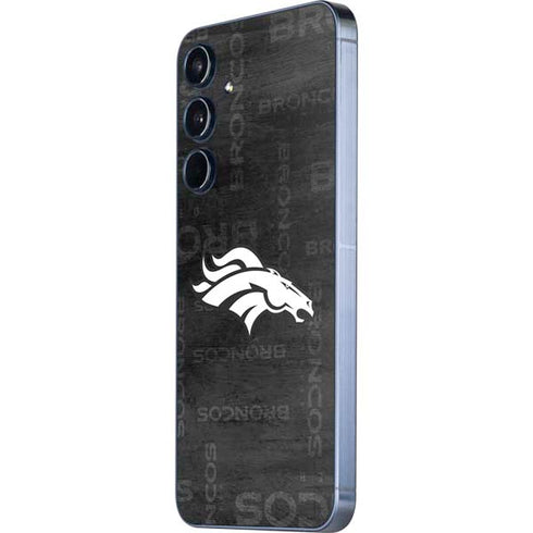 NFL Denver Broncos Black & White Galaxy A35 5G Skin