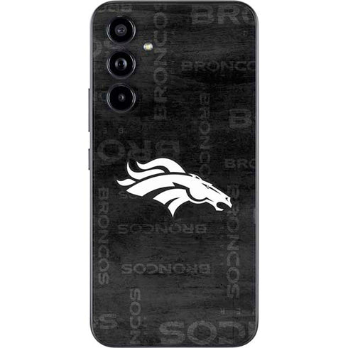 NFL Denver Broncos Black & White Galaxy A54 5G Skin