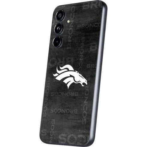 NFL Denver Broncos Black & White Galaxy A54 5G Skin