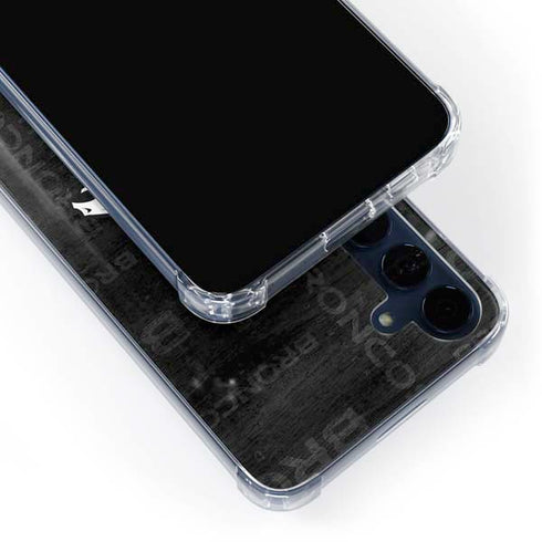NFL Denver Broncos Black & White Galaxy A55 5G Clear Case