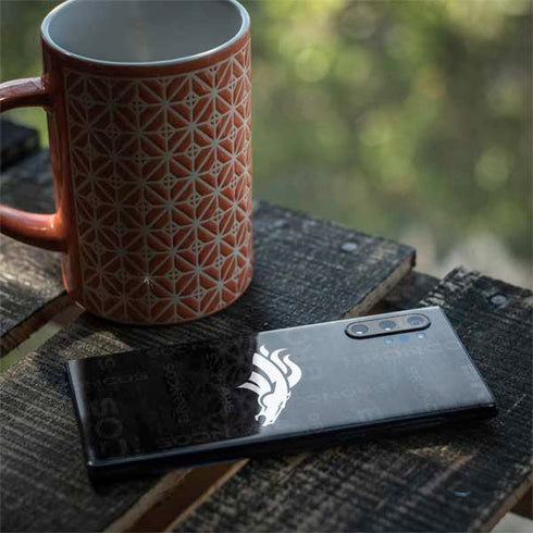 NFL Denver Broncos Black & White Galaxy Note 10 Plus Skin