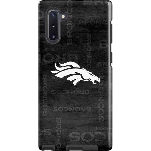 NFL Denver Broncos Black & White Galaxy Cases