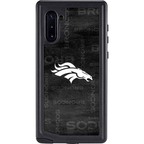 NFL Denver Broncos Black & White Galaxy Cases