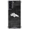 NFL Denver Broncos Black & White Galaxy S22 Clear Case