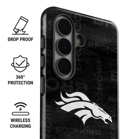 NFL Denver Broncos Black & White Galaxy S26 Plus Impact Case