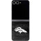 NFL Denver Broncos Black & White Galaxy Z Flip6 Skin