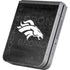 NFL Denver Broncos Black & White Galaxy Z Flip6 Skin